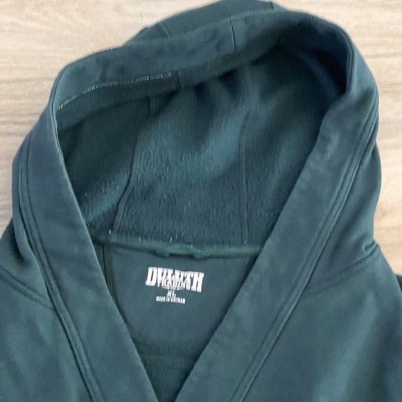 Duluth Trading Robe Mens Size XL Pine Green Hooded Good With Belt Cotton Blend - Picture 4 of 8